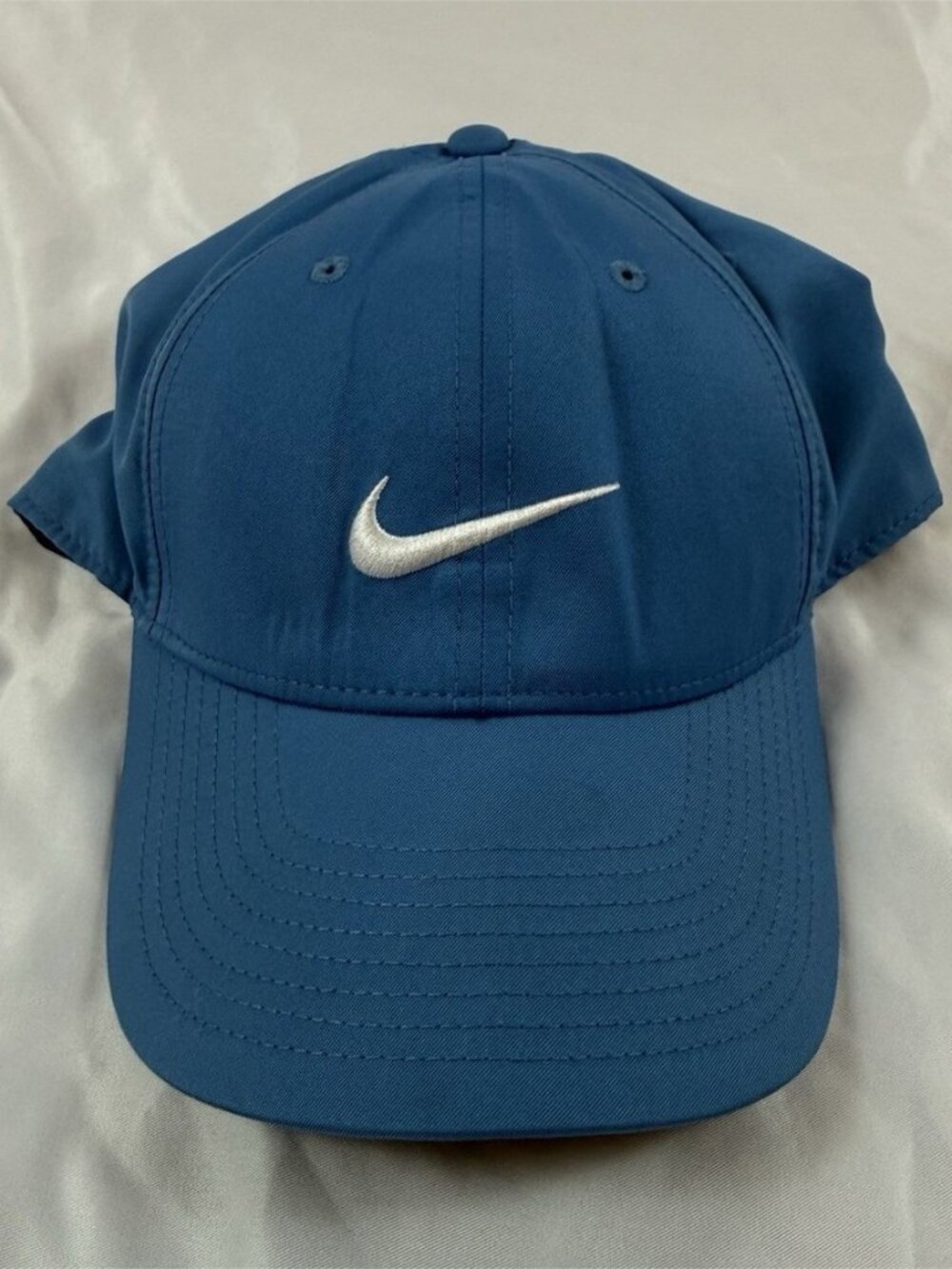 Nike Golf Legacy91 Dri-Fit Blue Adjustable Strap Hat Cap Swoosh